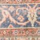 8x12 Classic Pattern Peach & Blue Vintage Rug, 258x357Cm