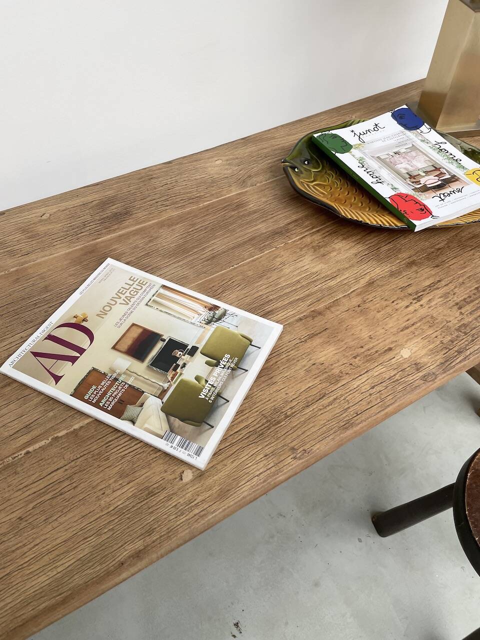 Oak console farm table 3m