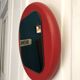 Miroir rond en bois