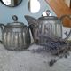 Art deco objects in their art tin juices