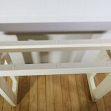 Console painted white, circa 1980