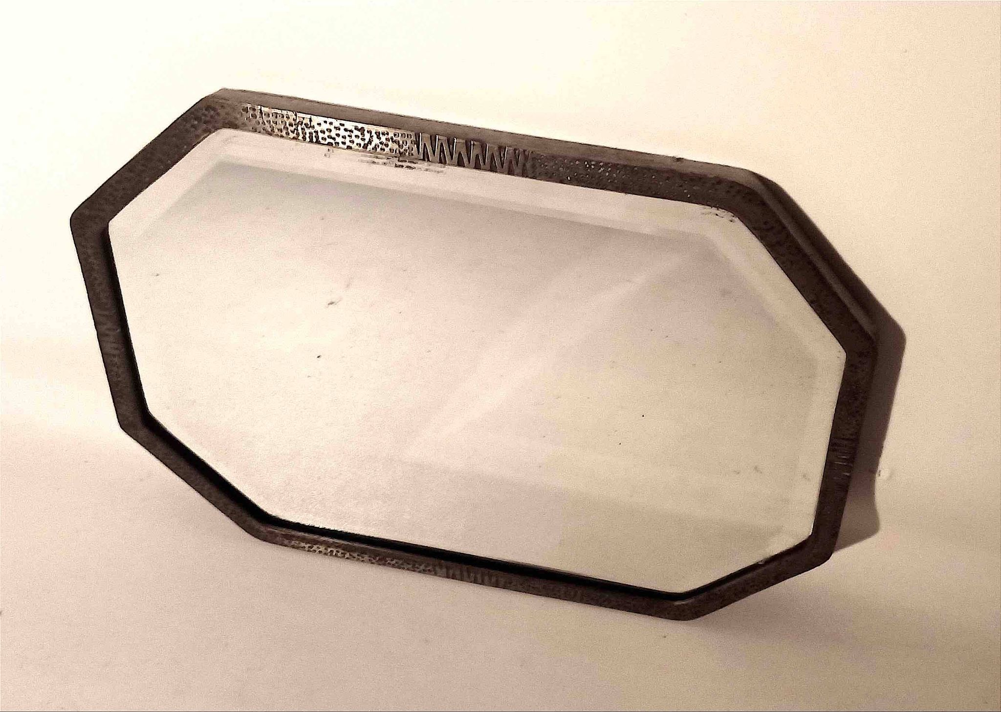 Art Deco Beveled Mirror 58.8 x 41.2 cm