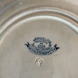 Set of 8 Gien plates Views of the Orient circa 1880