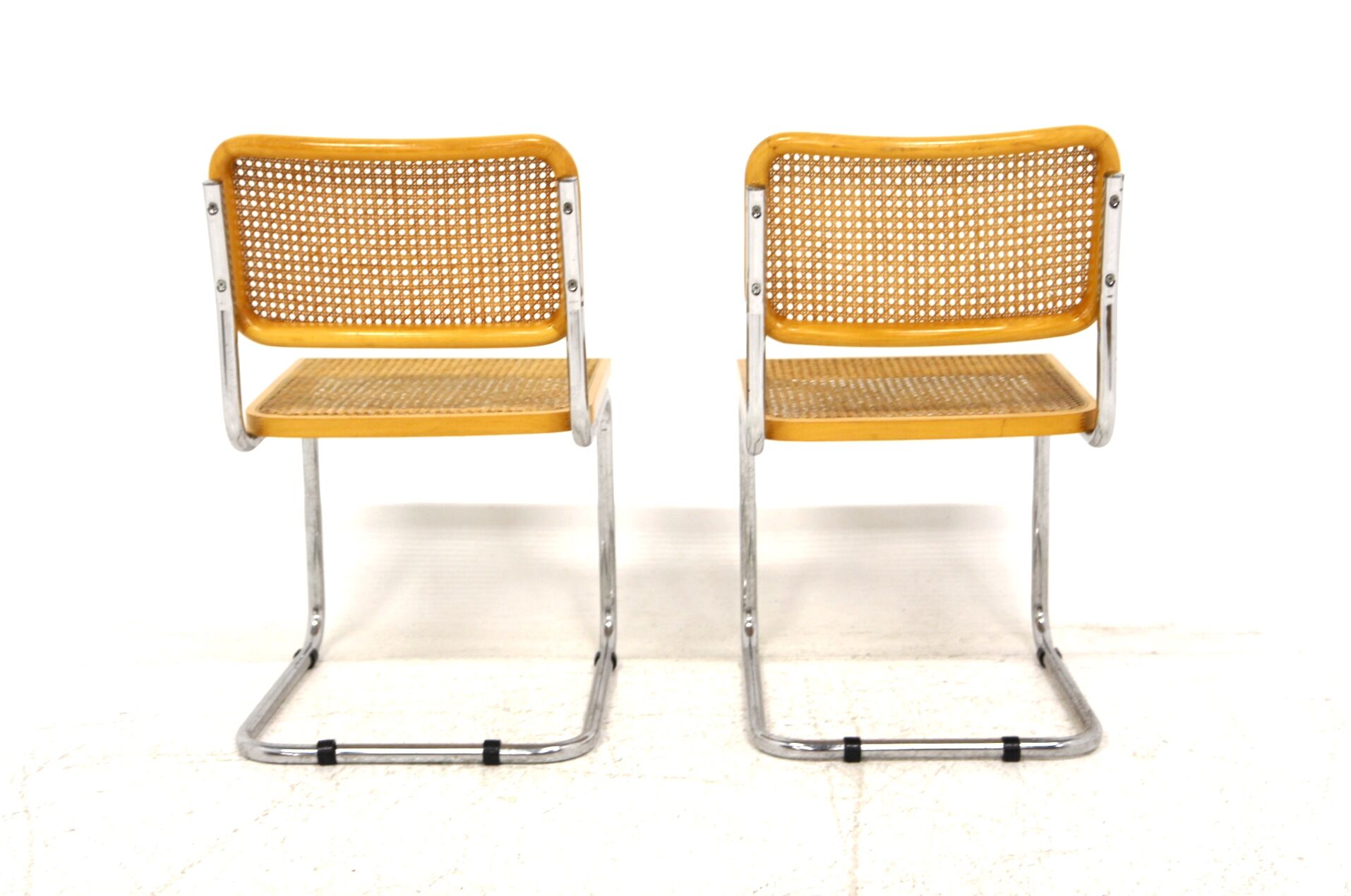 Set de 2 chaises "B32", Marcel Breuer, Italie, 1990