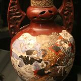 Satsuma Handle Vase Japan