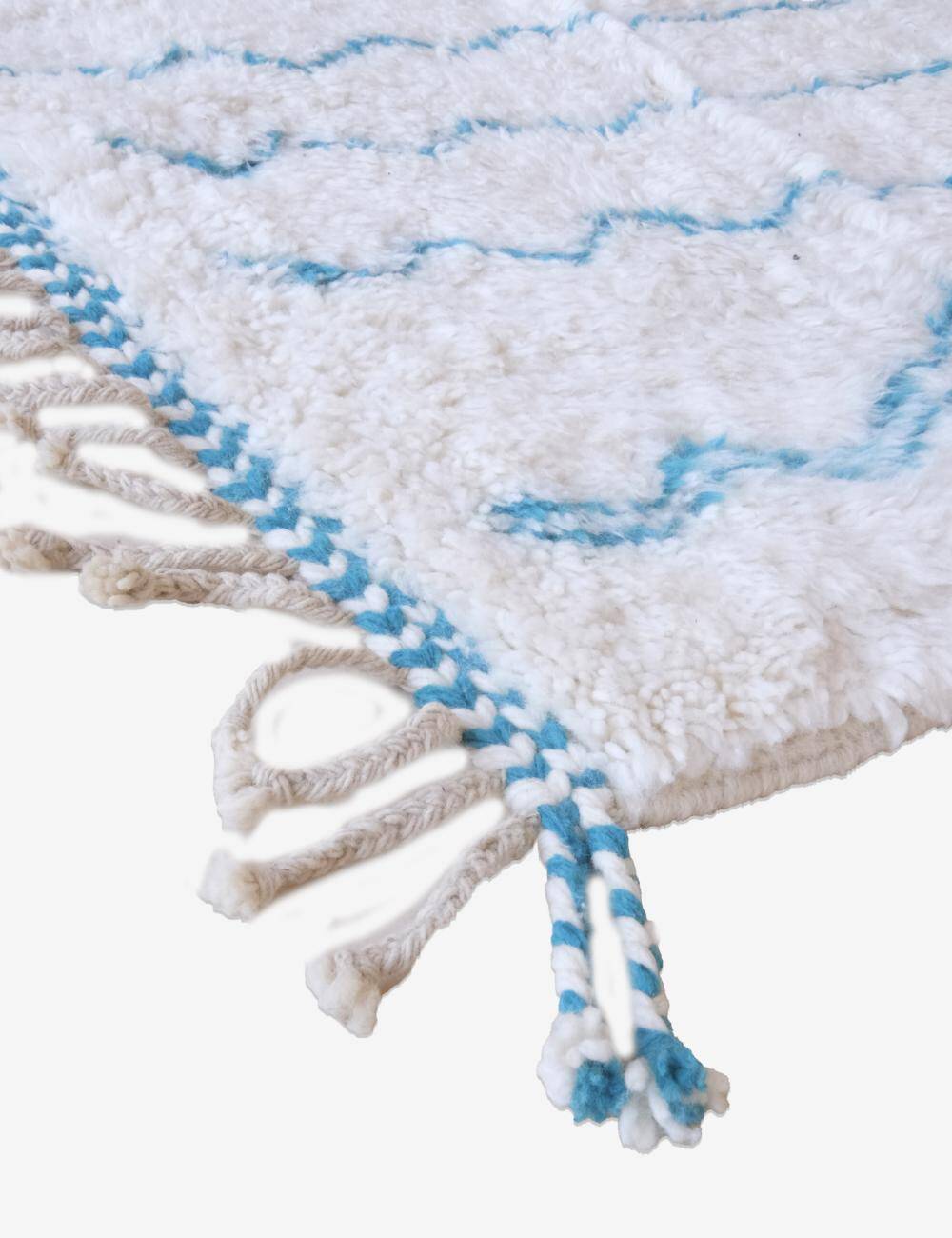 Blue Berber Rug - 280 x 214 cm