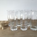 Water glasses / octagonal base juice