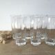 Water glasses / octagonal base juice