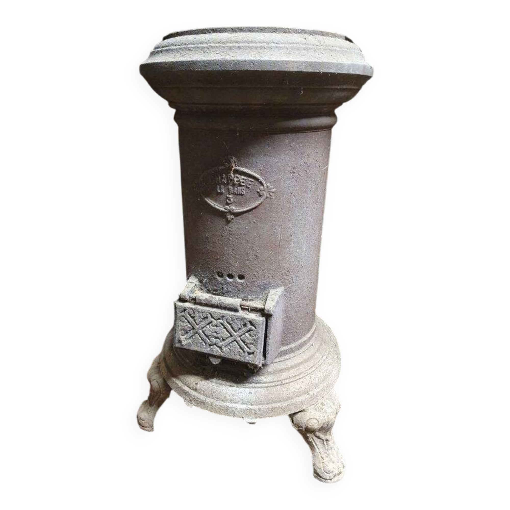 Old cast iron stove