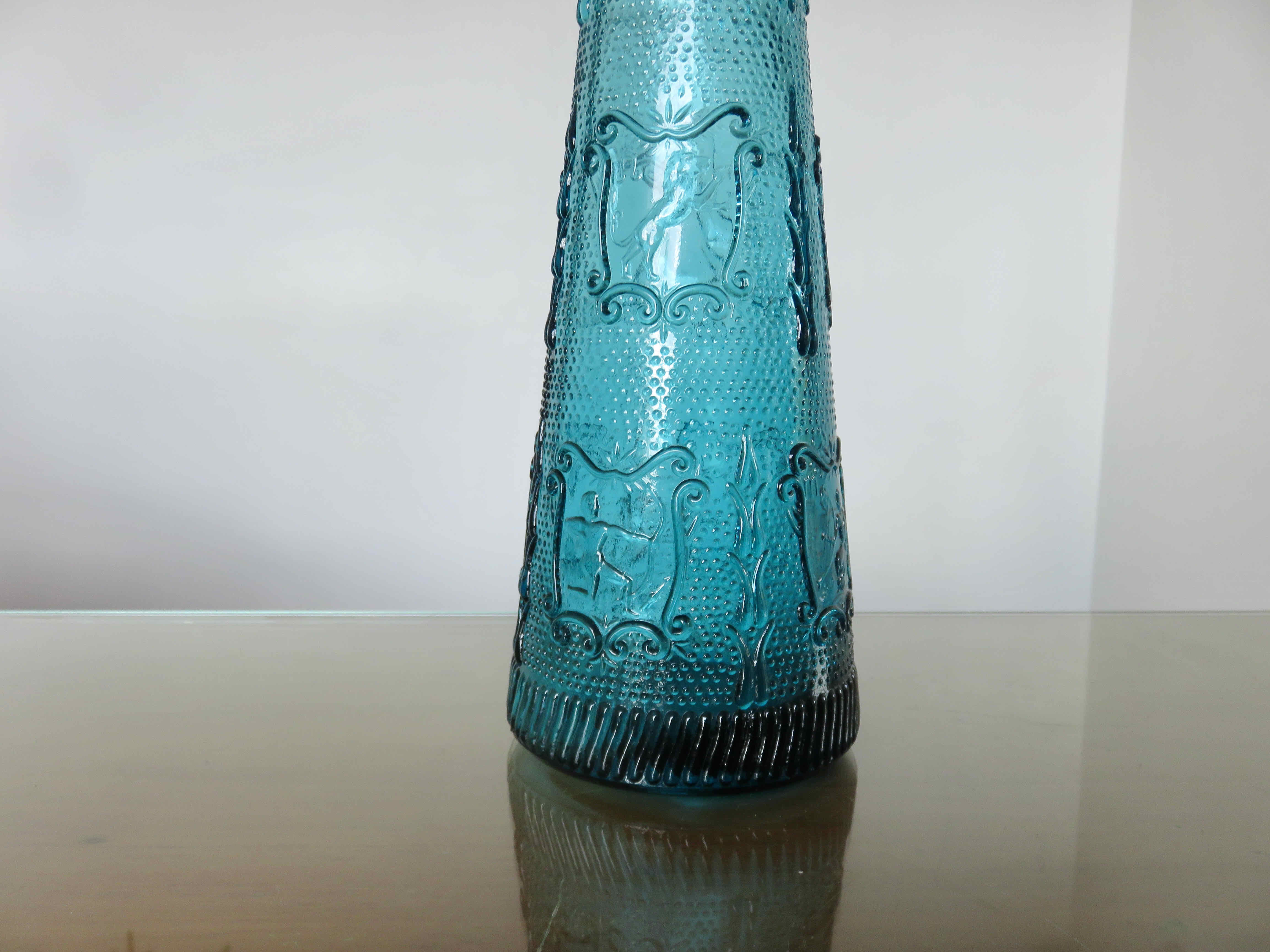 Empoli Italy bottle in glass 60s 70s