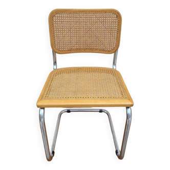 Chaise de Marcel Breuer modèle B32 en cannage d'origine