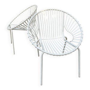 Paire fauteuils - jardin