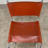 Chaise MR10 Mies Van Der Rohe, cuir, années 80