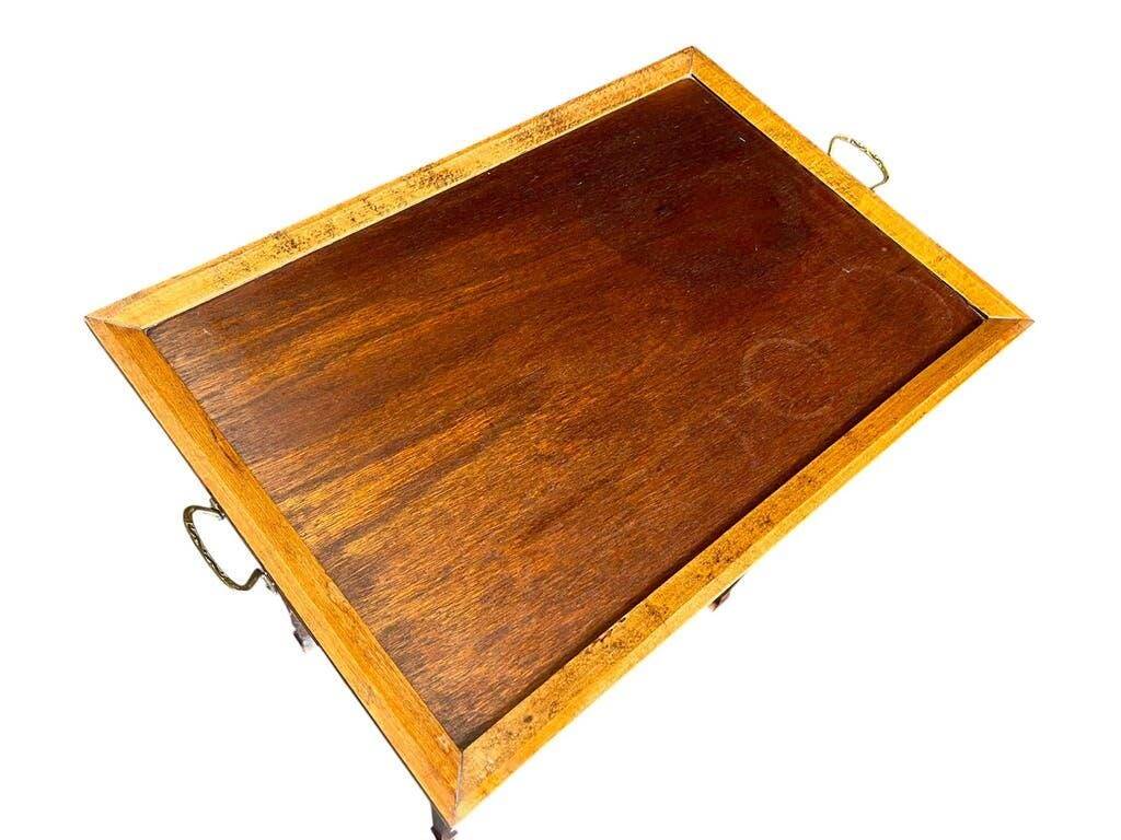 Vitrine / meuble à thé / meuble vitrine vintage en bois