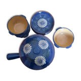 Alsatian service in glazed terracotta