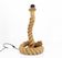 Rope lamp, work in the style of Audoux & Minet, circa 1970-1980