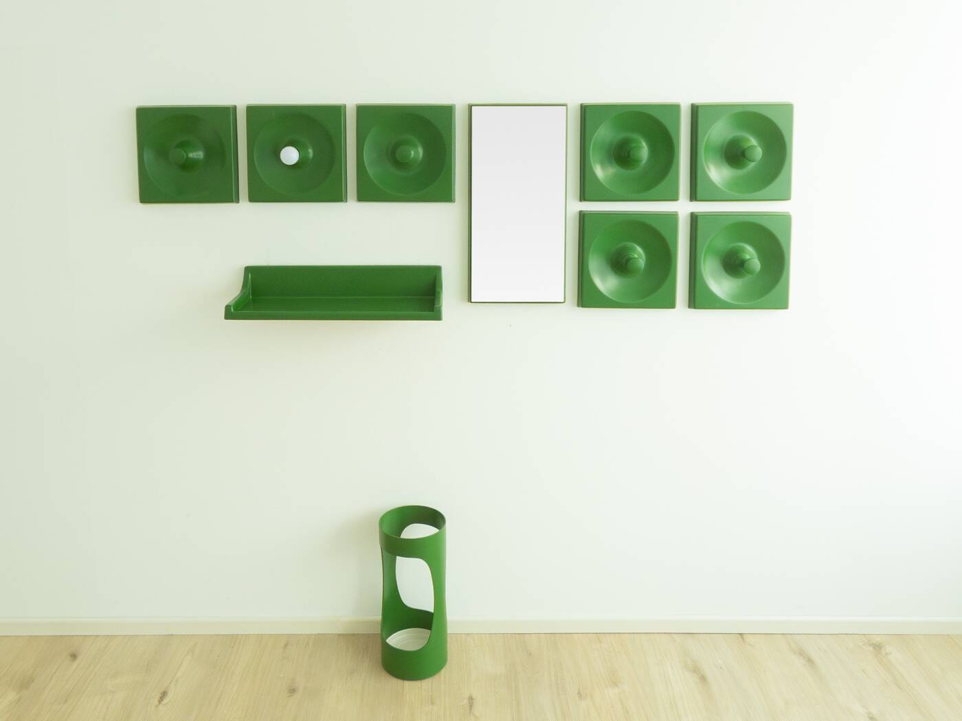 Quadro coat rack set by Jürgen Lange for Schönbuch, 1970s