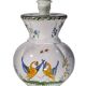 Handcrafted lamp base in Moustiers faience, 13x18cm, Made in France