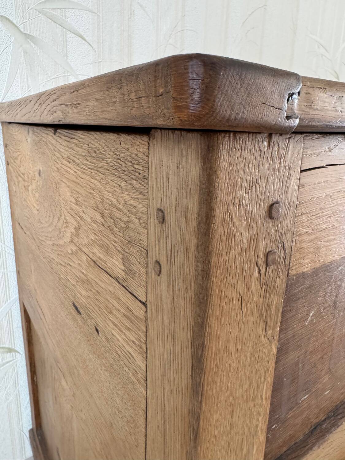 19th century solid wood box