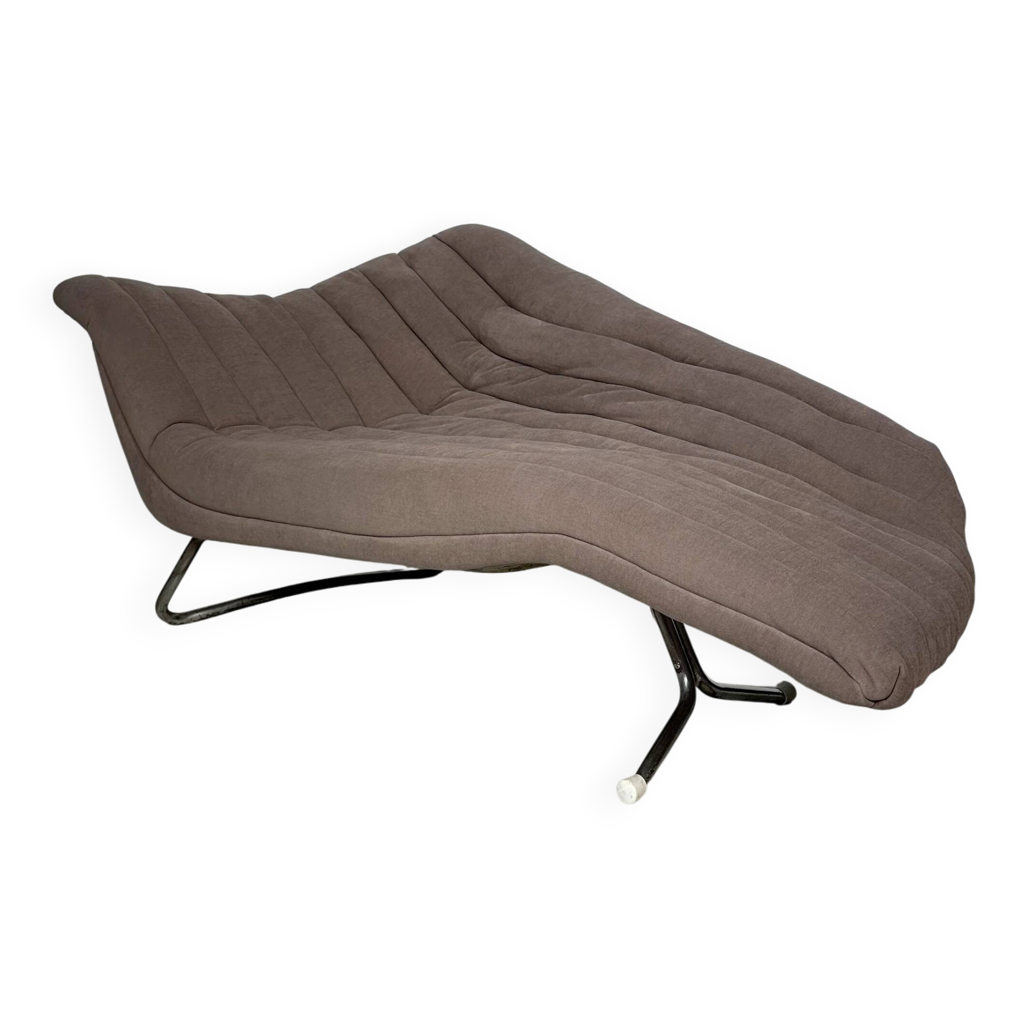 1950s vintage 'Soloform 5008' chaise longue by Hans Hartl for Eugen Schmidt