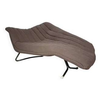 1950s vintage 'Soloform 5008' chaise longue by Hans Hartl for Eugen Schmidt