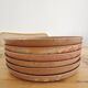 Service of 6 vintage plates in flamed stoneware