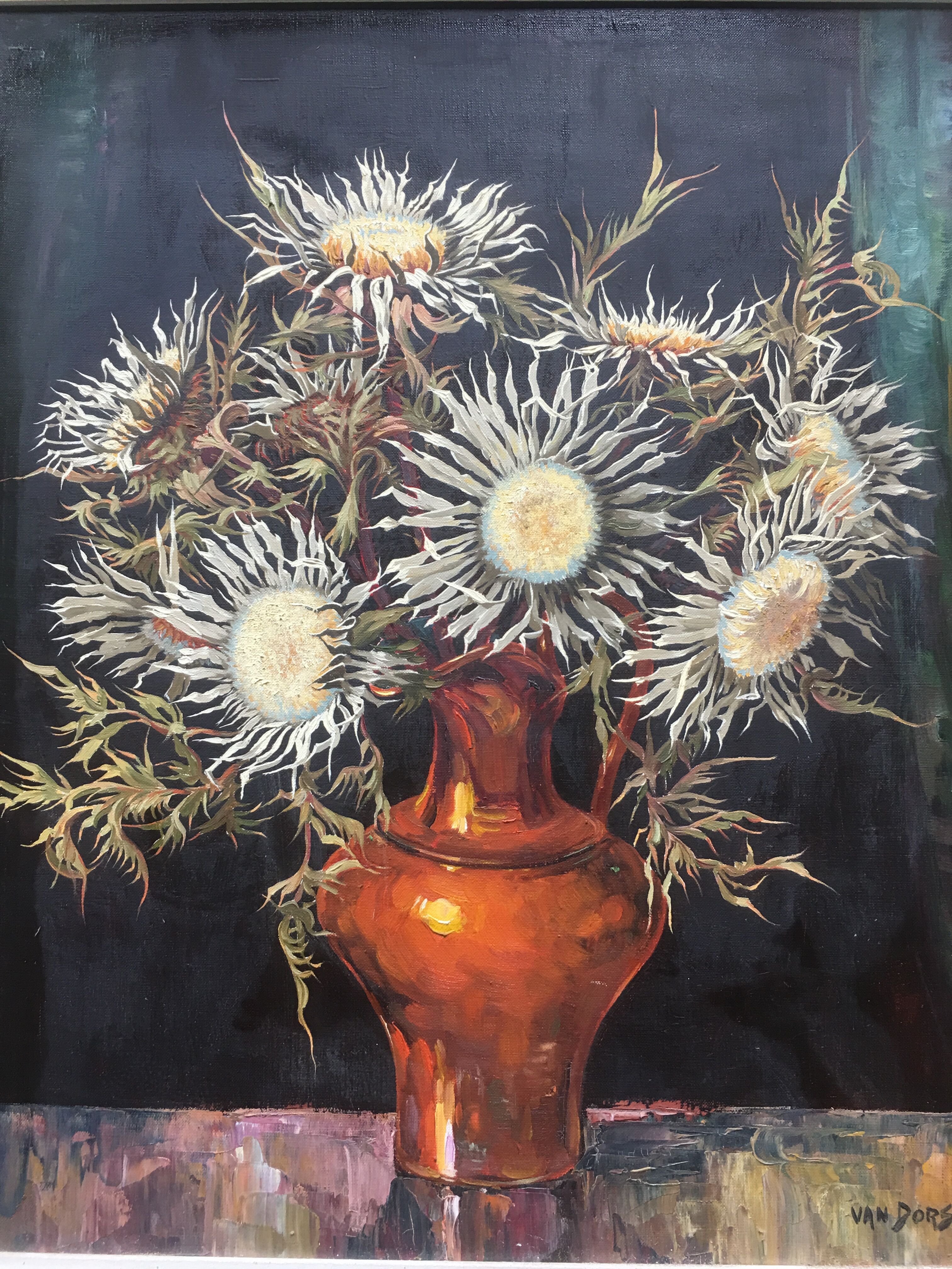 Still life with thistles