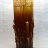 Art Nouveau slip ceramic umbrella stand