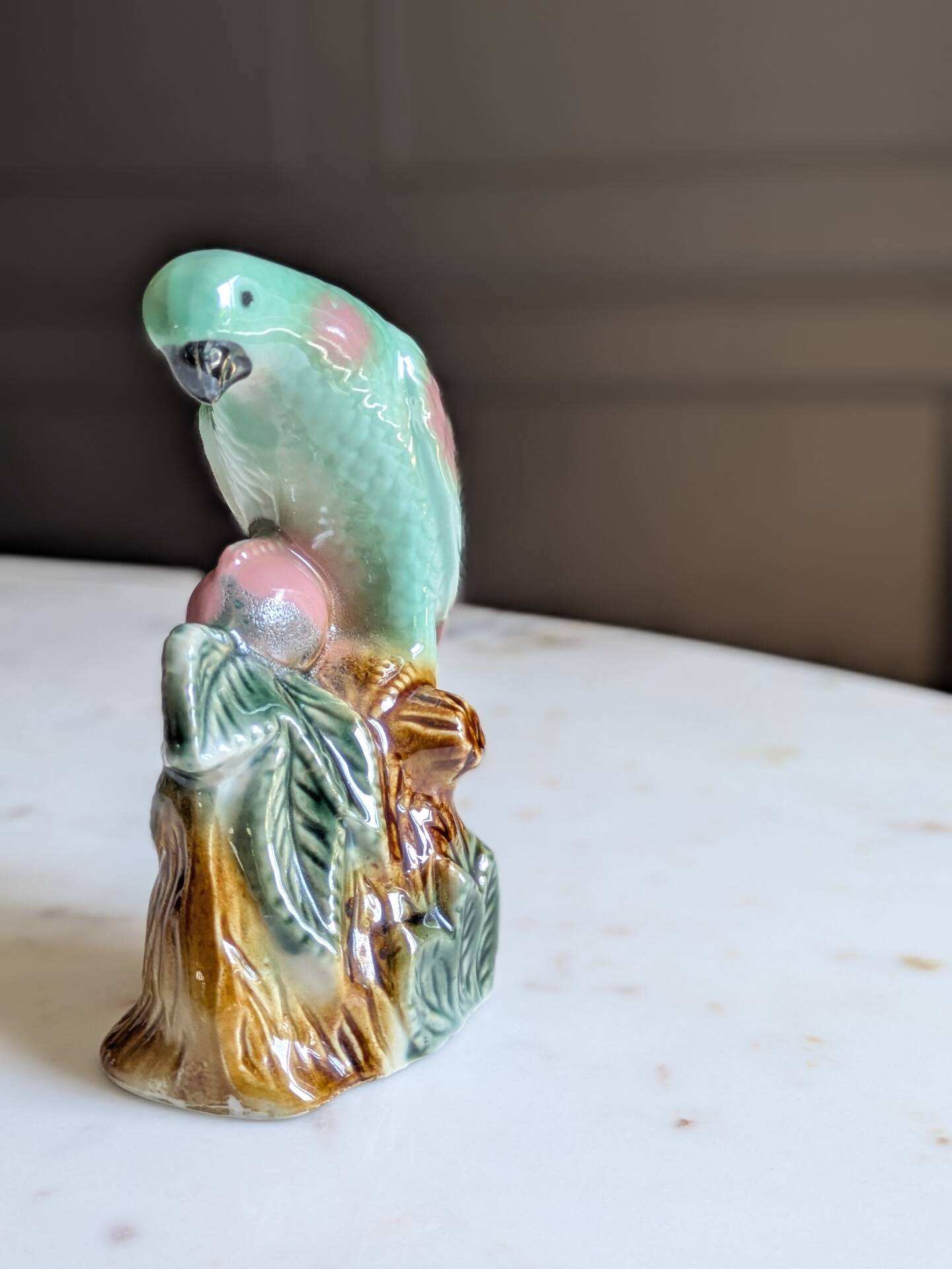 Vintage Barbotine figurine