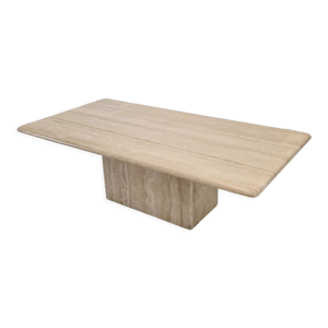 Table basse italienne en travertin,