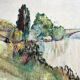 Bridge over the Seine towards Marly, Oil on Panel, M. Tassart. Around 1955. K