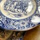 10 flat plates in English iron earth Liberty blue