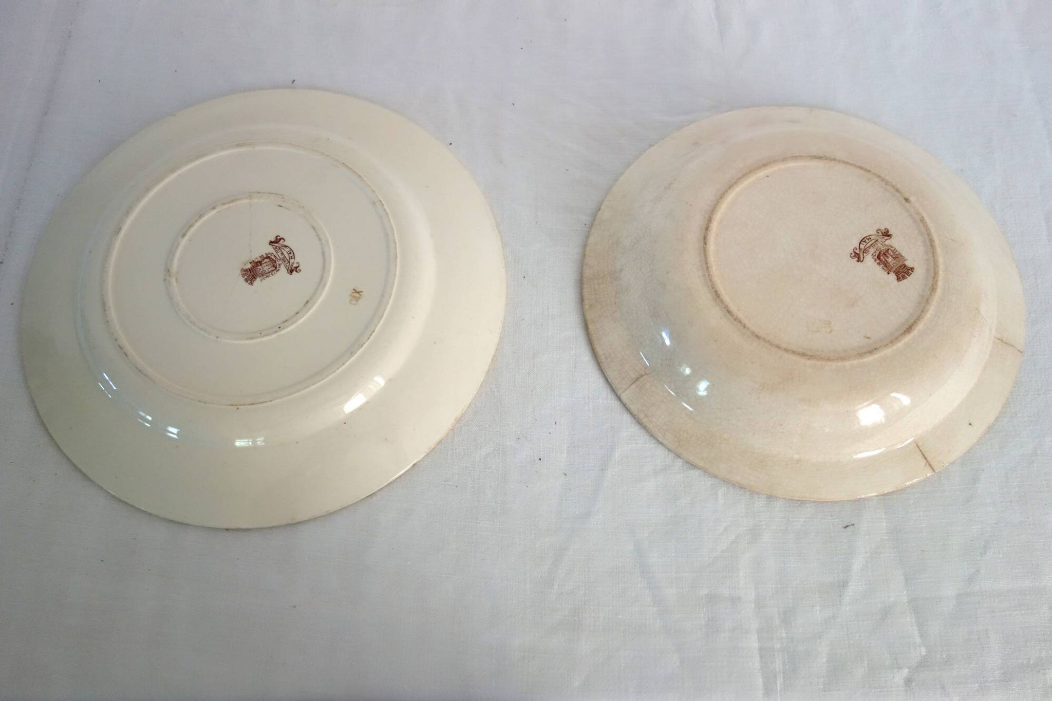 Service part # 1 ironstone Gien May around 1900