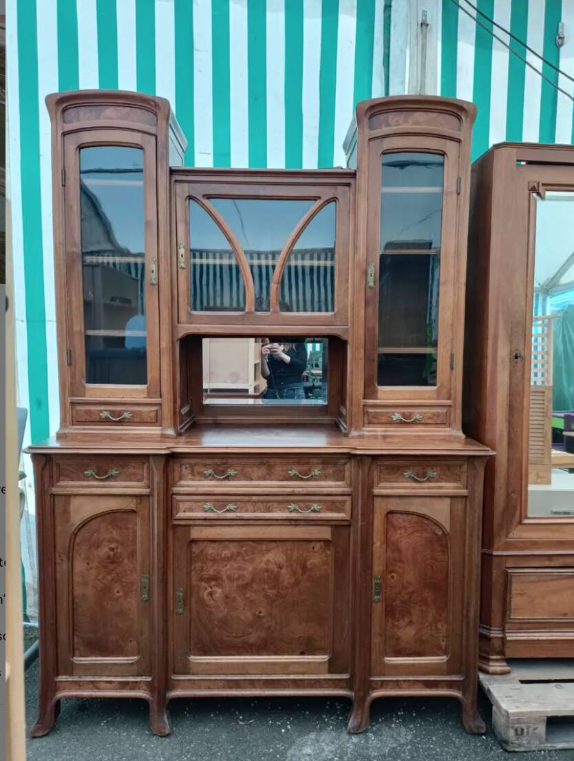 Art Nouveau 2-piece buffet