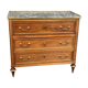 Commode en acajou formant secrétaire d’époque louis xvi