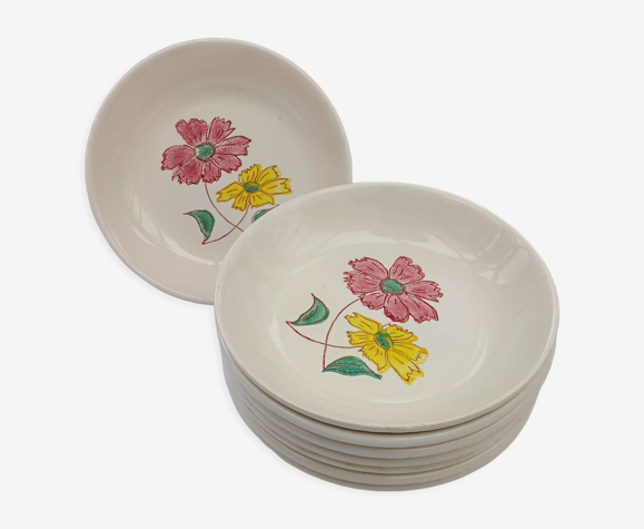 8 assiettes creuses calottes anciennes
