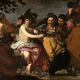 "Spanish beggar with bowl" oil on canvas 19th century