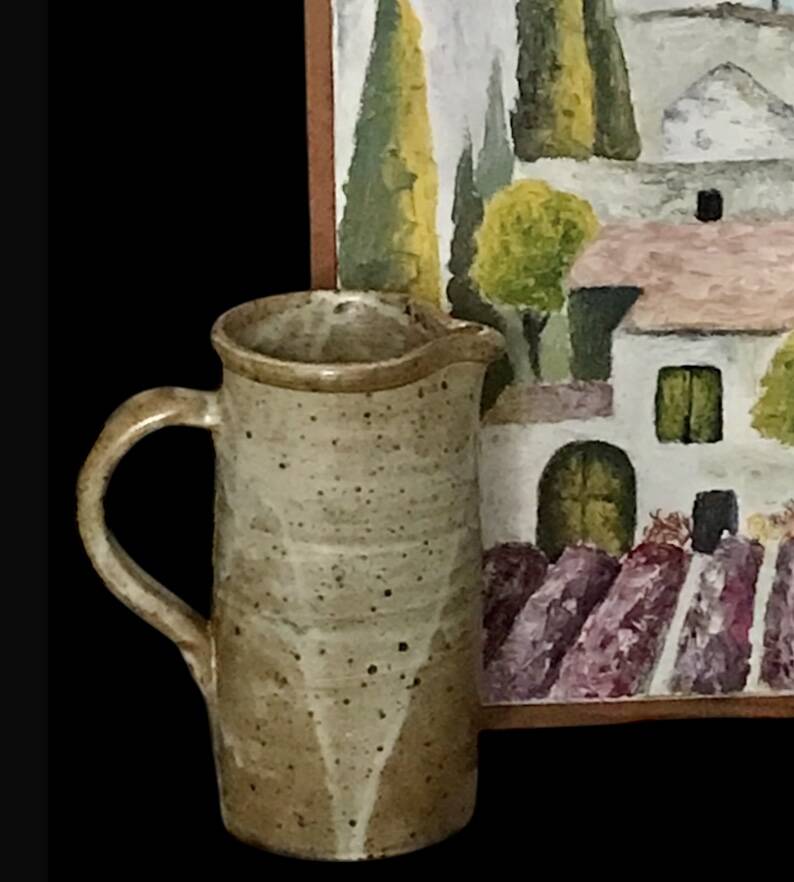 Pyrite stoneware pitcher