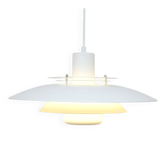 White Scandinavian Sierra lamp, 1970s