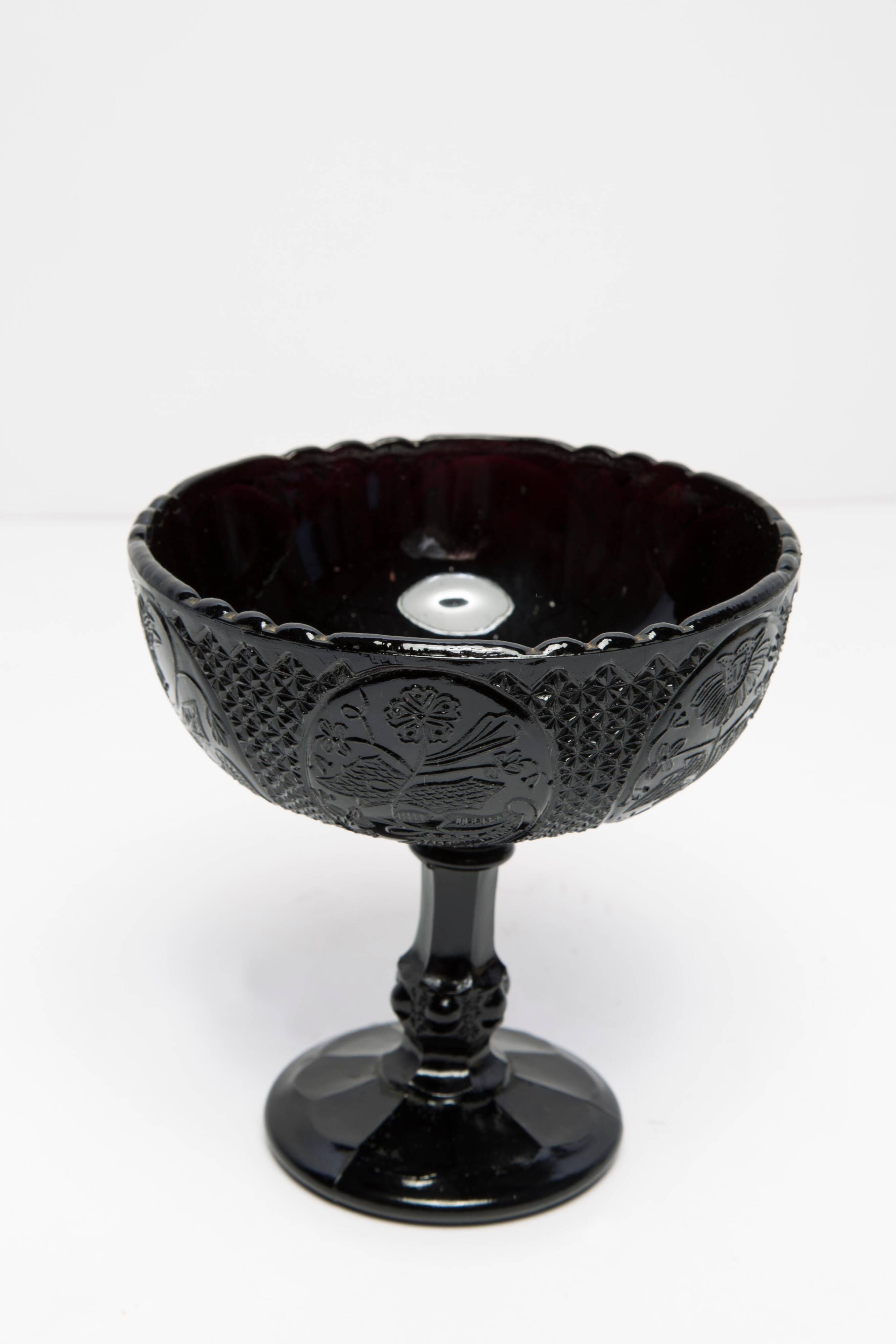 Vintage black decorative plate, Italy, 1960s