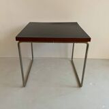 Flying table, metal and black, by Pierre Guariche for Steiner
