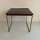 Flying table, metal and black, by Pierre Guariche for Steiner