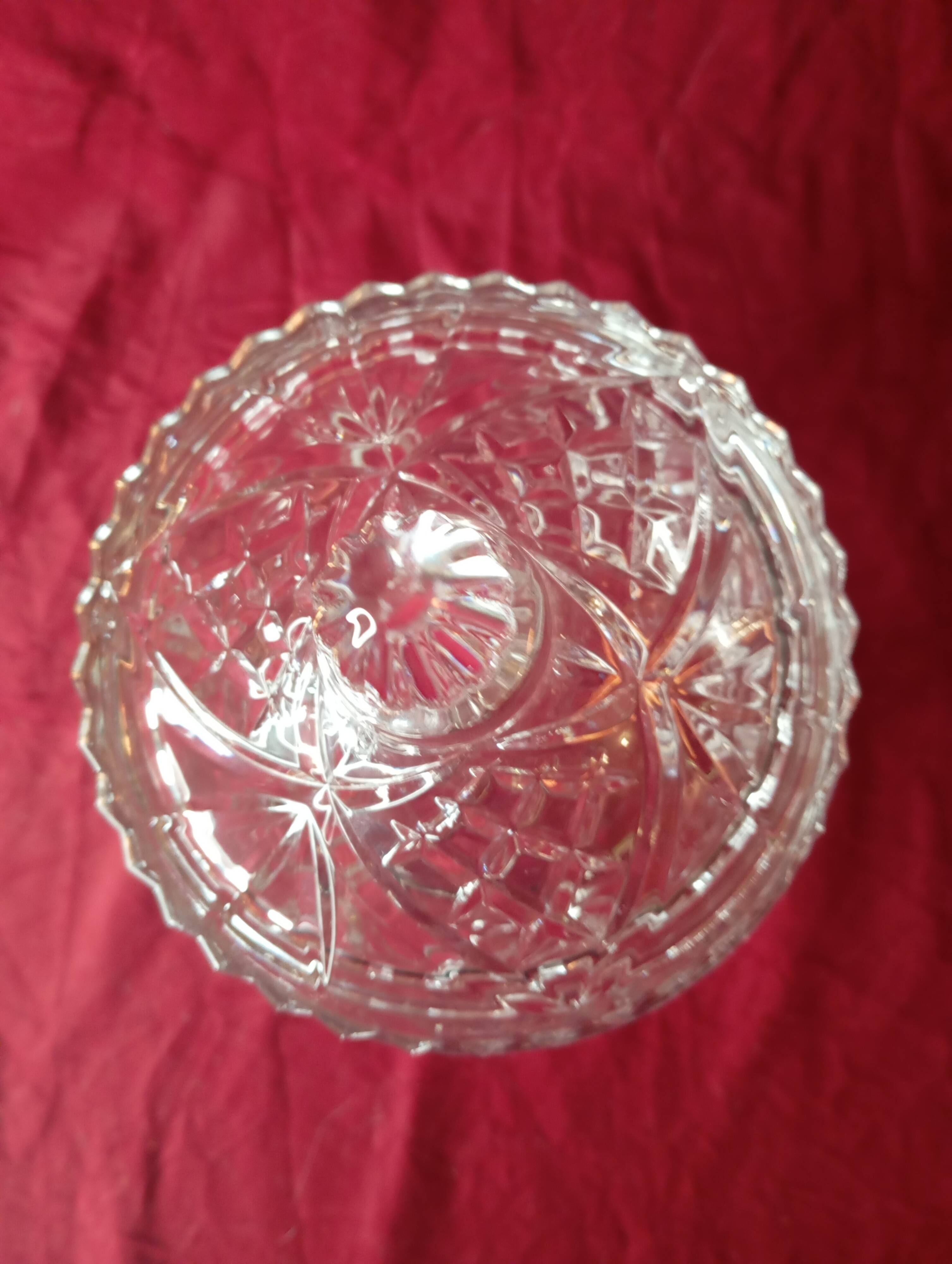 Relief glass candy box