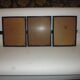 3 pink flower planks framed cyclamen, woolly ciss, lilies