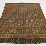 6x7 Turkish Vintage Kilim Rug, 180x207Cm