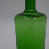 Green glass bottle