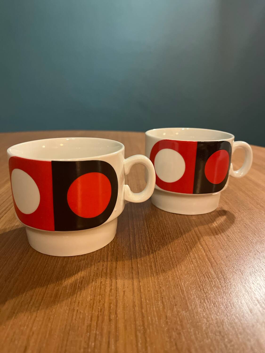 Duo of Italy porcelain cups