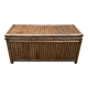 Vintage 1970 bamboo chest