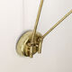 Italian sconce articulated wall diabolo design 50s