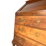 Antique Italian secrétaire in solid walnut, 1920s/1930s.